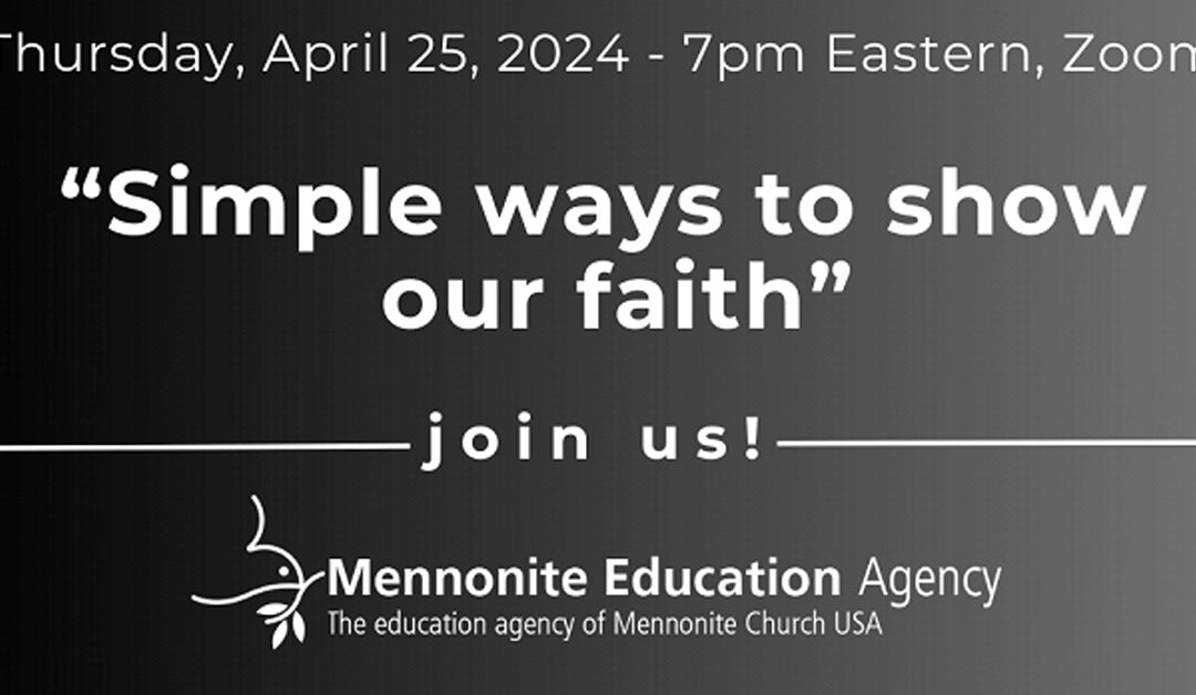 Mennonite Public Educators Virtual Gathering